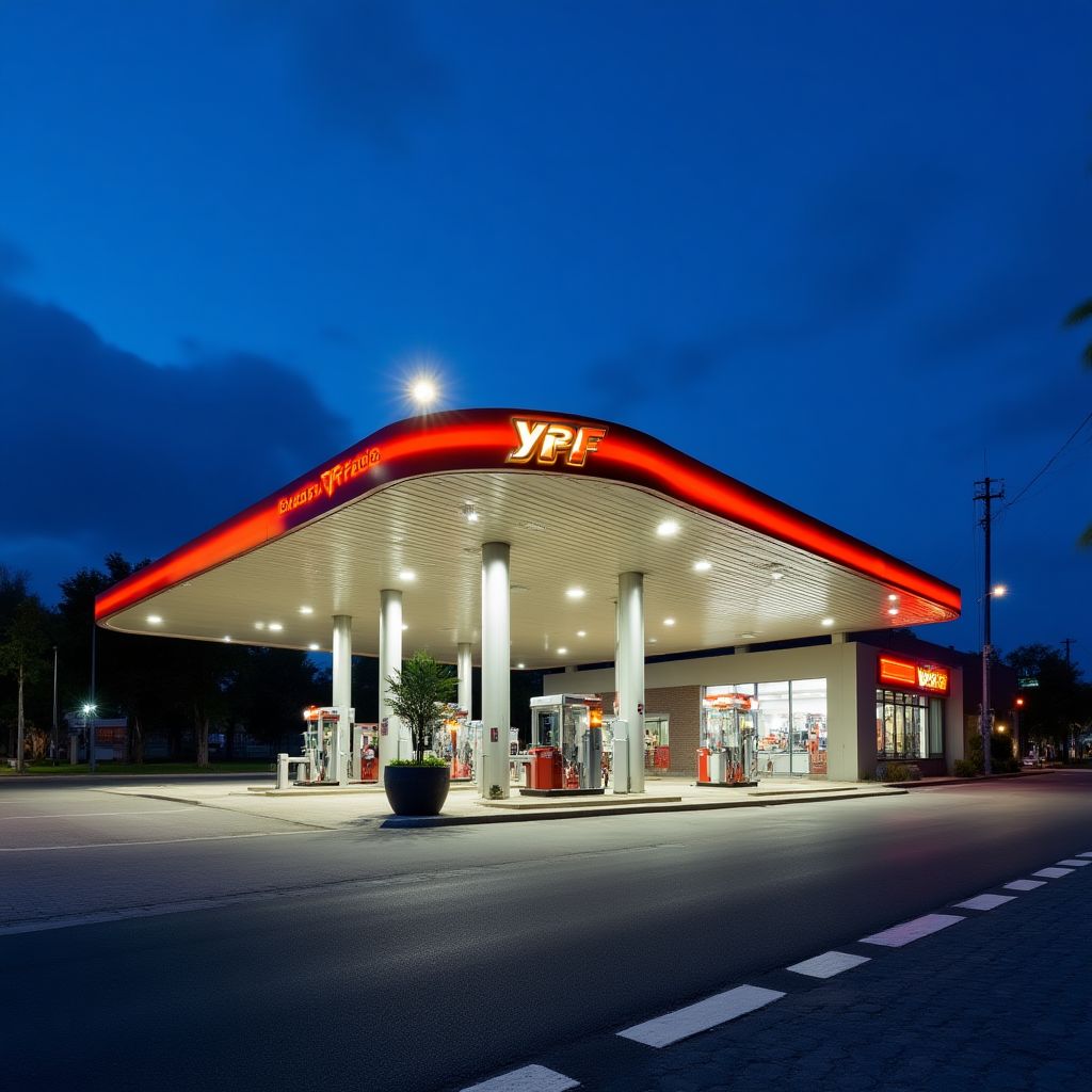 Estación moderna YPF