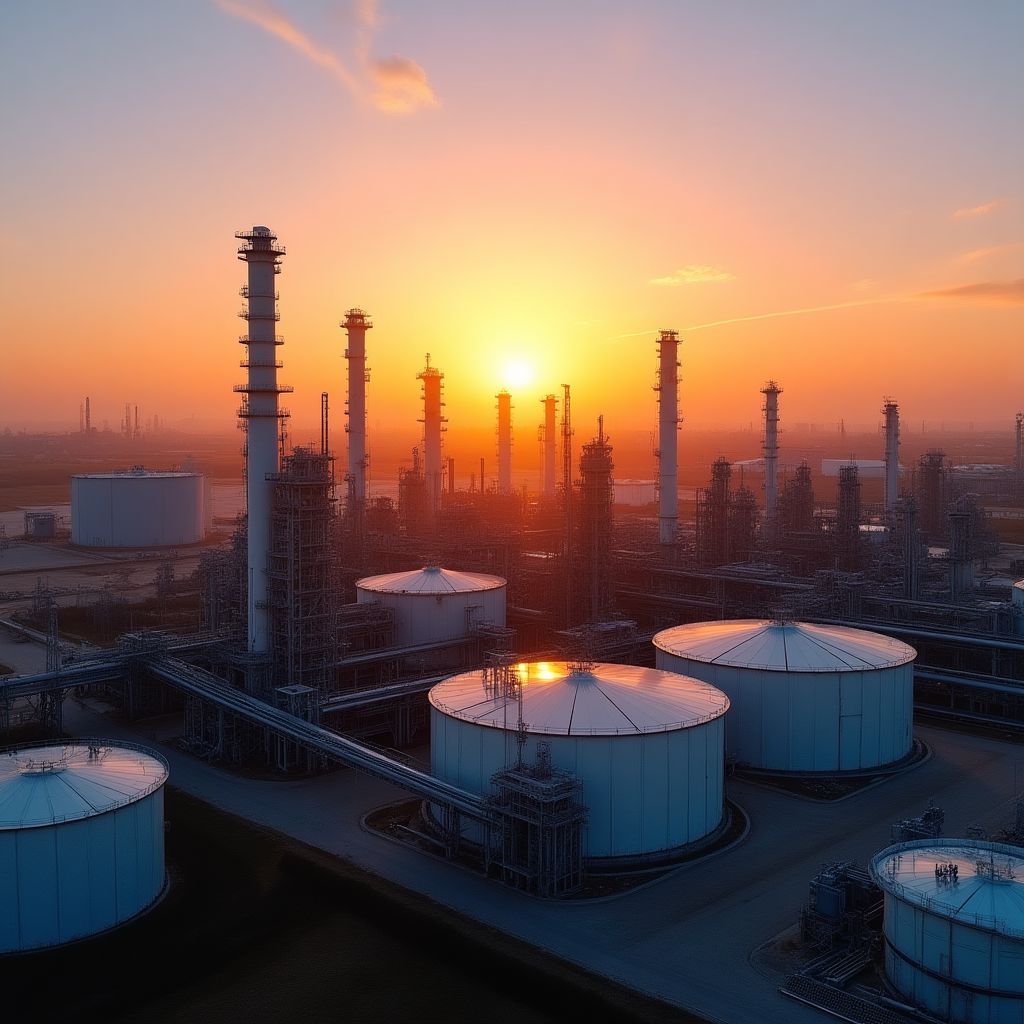 Refinería YPF en Argentina